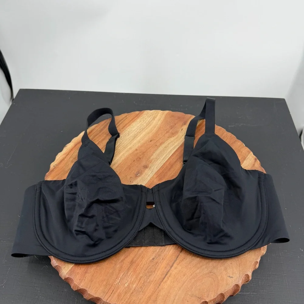 Wacoal Womens Superbly Smooth‎ Underwire Bra 36DD Black 855342